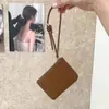 Bolso Cruzado Mini Estampado de Leopardo Otoño Invierno Nuevo Retro Billetera para Monedas Nicho Moderno Versátil Ligero de Mano Bolso de Gamuza Felpa