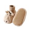 Sapatos de Bebê para Outono e Inverno, Meias para Crianças Pequenas com Forro de Lã, Meias de Bebê Grossas com Desenhos Animados, Sapatos e Meias Quentes Antiderrapantes para Caminhar