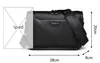Bolso de Cuero para Hombre, Bolso de Hombro para Hombre de Cuero Genuino, Compartimentos Múltiples, Piel de Vaca de Primera Capa, Bolso Cruzado Multifuncional, Bolso de Hombro de Alta Gama de Gran Capacidad
