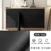 Pegatinas Negras Autoadhesivas Personalizadas a Granel con Patrón de Seda Mate Negro Puro Multitextura para Renovación de Muebles, Papel Tapiz de Venta al por Mayor Transfronteriza