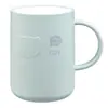 Vaso de plástico para enjuague bucal doméstico, vaso para cepillo de dientes engrosado, taza simple linda de dibujos animados para lavar y cepillarse para dormitorio de estudiante, pareja