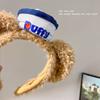 Celebridade da Internet Nova Boneca Urso Duffy Faixa de Cabelo Bonita Chapéu de Marinheiro Azul Marinho Cartão Fotográfico de Parque de Diversões Faixa de Cabelo Acessórios de Cabelo