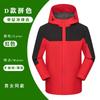 Chaqueta Dos Piezas Tres en Uno para Carga, Estampado de Ropa, Logotipo de Figura, Otoño e Invierno, Fina, Ropa de Trabajo, Forrada con Polar, Gruesa, Acolchado Interior