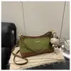 Bolsa Feminina Transfronteiriça 2025 Nova Casual Versátil Design de Losango com Corrente em Contraste Versátil para o Dia a Dia Bolsa de Ombro Transversal