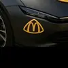 Pegatinas Creativas para Coche Impresas en 3D, Logo m de Maybach Magnéticas/Adhesivas Pegatinas Decorativas Laterales, en Stock y Personalizables con Tu Propio Diseño