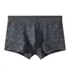 Atacado de cuecas masculinas de algodão estampadas Huajielong, cintura média simples, tamanho grande, cuecas masculinas respiráveis, disponíveis para dropshipping