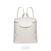 Mochila de nicho de alta gama para mujer, gran capacidad, mochila de cuero suave, versátil, bolsa de viaje, casual, simple, rombos, portátil, mochila escolar