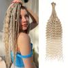 Temu Xiyin, las trenzas sucias de doble cola más vendidas, comercio exterior africano, trenzas sucias de 24 pulgadas, cabello de ganchillo, seda de alta temperatura, rizos largos.