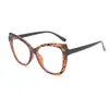 Nuevas gafas TR con montura de mariposa, espejo plano, cara redonda, para mujer, adelgazantes, modernas, protección ocular, antiluz azul, montura para miopía.