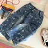 Nuevos pantalones cargo de pierna ancha de moda 2026 con estampado de estrellas para niños y niñas, moda de otoño, versátiles, estilo coreano, aspecto desgastado