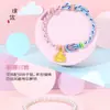 Loja de ouro com acessórios diy de ouro francês antigo kulomi pulseira dos desenhos animados pulseira com contas pingente colar mulheres