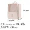 Bolsa de Armazenamento de Sapatos em Sarja de Grande Capacidade, Bolsa Portátil Impermeável de Tecido de Três Camadas, Pode Ser Fixada a um Carrinho, Bolsa de Armazenamento de Sapatos