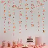 Decoración de fondo para fiesta de cumpleaños de producto nuevo transfronteriza para 16, 18, 30 años, números de estrella coloridos, suministros de pancarta de cumpleaños