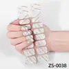 Zhengxiang Película de Esmalte de Uñas Nueva Transfronteriza Pegatinas para Manicura 20 Dedos Europeo y Americano Polvo de Cebolla Amazon Más Vendido Pegatinas Adhesivas para Uñas