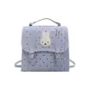 Linda Mochila de Conejo con Lunares de Dibujos Animados para Mujer 2026 Nueva Mochila Casual Versátil