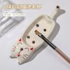 Nail Art Bonito Bonito Desenho Animado Cão Perna Curta Rabo de Gato Lavagem Caneta Prato Cerâmica Lavagem Caneta Copo Aquarela Cor Prato
