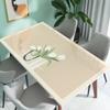 Toalha de Mesa de Vidro Macio À Prova d'Água e Óleo Não Lavável Anti-escaldante Mesa de Jantar de Luxo Leve de Alta Qualidade Toalha de Mesa de PVC Super Grossa e Quente para Mesa de Café