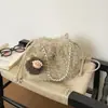 Bolso de Lana de Cordero Shuai Mi Jia para Mujer 2026 Nuevo Moderno y Elegante Bolso de Hombro Versión Coreana Bolso Cruzado de Nicho de Moda