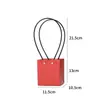 Dia das Mães Bolsa de Couro Impermeável para Arranjo de Flores Embalagem para Buquê Caixa de Presente Bolsa Tote Embalagem para Flores Musiss/Muxi Várias Cores
