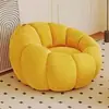 Sofá preguiçoso abóbora pode deitar pode dormir sofá individual estilo creme quarto sala de estar cadeira de sofá sofá a vácuo comprimido