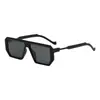Gafas de Sol Rectangulares Inspiradas en Tecnología Futurista Cyberpunk para Hombres y Mujeres, Tendencia Europea y Americana Estilo Retro Gafas Geniales para Fotografía Callejera