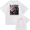 Camiseta Pink Journey 2025 Moda Retrô Roupas Masculinas e Femininas Retrô Harajuku Roupas de Alta Qualidade Camiseta de Algodão