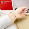Pulsera de Oro Arena Vietnamita para Mujer, Pulsera de Cobre Francesa Retro Heritage, Retención de Color Duradera, Pulsera de Oro Simulado para Novia para Dos Generaciones de Felicidad