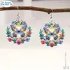 Nuevos Pendientes Acrílicos de Poner Huevos Transfronterizos Diseño Divertido de Dibujos Animados Nicho Versátiles Pendientes Largos