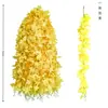 Tiras de Flores Decorativas para Casamento, Flor Simulada Flor de Feijão Glicínia, Glicínia de Teto Popular Galeria Longa Atacado Flor de Glicínia Simulada Longa