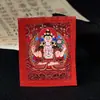 Thangka Pintado a Mano Tíbet Nepal Guardián del Zodiaco 4*5 Núcleo Azul Thangka Año del Zodiaco