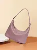 Bolsa Tejida Nueva Transfronteriza Moda Europea y Americana Simple Atmosférica Bolso de Hombro Bolso de Axila Casual Texturizado Bolso Dumpling