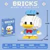 Nuevos Bloques de Construcción de Dibujos Animados Transfronterizos, Bloques de Ensamblaje de Micropartículas, Juguetes para Niños, Juguetes de Caja Sorpresa de Puesto Callejero, Regalos
