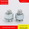 FONTE fabricantes fornecem M3-M24 padrão reto torção da mão redondo knurling porca aço carbono galvanizado trapezoidal parafuso