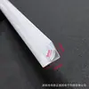 Mangotes customizados para fita de LED com tampas de extremidade, mangotes extrudados totalmente plásticos de PC de dupla cor, luz para câmara fria, luz para prateleira, fornecimento do fabricante