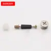 Fornecimento de fábrica conector de chapa 12mm armário guarda-roupa placa haste plástica liga de zinco 9,5 de altura conector três-em-um