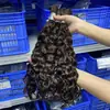 Peruca Humana Personalizada Cacho Profundo Pacote de Cabelo Multicor Atacado de Cabelo Humano Peruca de Cabelo Real