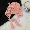 Chapéu Crochê Vazado Flor Nova Artesanal Primavera/Verão 2026 para Mulheres, Chapéu Pulôver Tricotado com Franjas Estilo Étnico