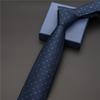 Corbata de Poliéster Seda de 8 cm para Hombre, Estilo Business Casual para el Trabajo, Profesional, Boda, Moda, Fabricante, Venta al por Mayor, Dropshipping