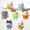 Resina DIY Mochila Fantasia Gato Cola Creme Capa de Celular Chaveiro Pingente de Bolsa Grampo de Cabelo Elástico de Cabelo Materiais de Acessório