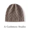 Gorros de Cachemira Tejidos para Hombres y Mujeres, Gorros de Lana Cálidos de Alta Gama para Otoño e Invierno, Gorros Protectores de Orejas, Gorros Holgados, Gorros para Clima Frío, Gorros Gruesos al por Mayor