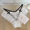 Angel Chanson * Nova Renda Estilo Francês Estilo Desejo Puro Roupa Íntima Feminina Sexy Respirável Confortável Cintura Baixa Calcinhas Femininas