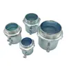 Conector Rígido para Tubo Emt Estándar Americano, Conector de Caja de Bloqueo Tipo Tornillo, Conectores para Tubo de Acero Conector de Bloqueo de Hierro Conector Emt