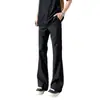 Pantalones Casuales de Gama Alta para Hombre Otoño e Invierno, Caídos, Sencillos, Sueltos, Ligeramente Acampanados, Pantalones Largos de Pierna Ancha Nuevos, Pantalones Casuales