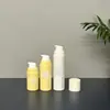 Botella de vacío morada de 30ml50ml75ml con bomba para loción, crema facial de PP, protector solar, materiales de empaque personalizados para cuidado de la piel