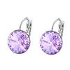 Joyería Elle Mosha USA Elementos de Cristal Austriaco Cristal Redondo Hebilla de Oreja Moda Suministro de Comercio Exterior