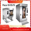 Forno Rotativo Elétrico a Gás de Ar Quente Personalizado Versão Computador Modelo Inteligente Pulverização Umidificação Forno de Convecção Forno Rotativo