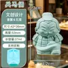 Molde de Silicona de Yeso de León de Piedra para Difusor, Molde Blanco de Animal de Dibujos Animados, Forma de Muñeco Pequeño Estilo Chino 3D para Bricolaje