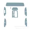 21-24 Sihao QX película decorativa modificada para interior de coche pantalla de consola central instrumento TPU transparente película protectora para coche