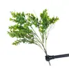 Manos de plantas verdes artificiales para proyectos de decoración suave de habitaciones modelo de casa de huéspedes y hotel, decoración de pared de fondo, césped artificial al por mayor
