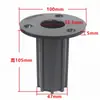 Base de soporte para altavoz, bandeja de soporte, accesorios de montaje, orificio de montaje de 35 mm, soporte de doble orificio, base de plástico, orificio de la base